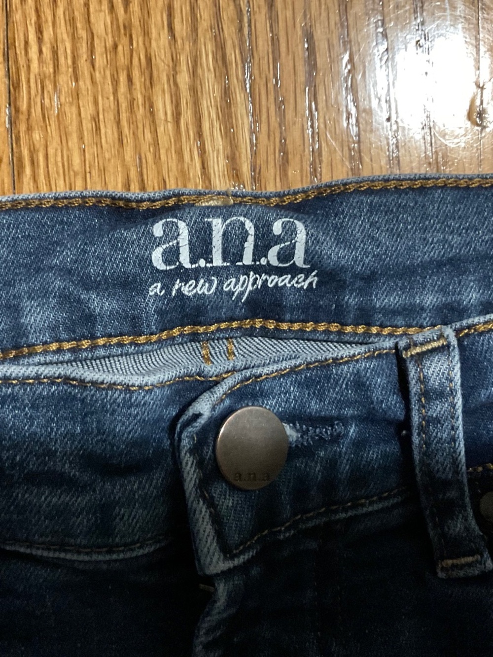 A.n.a. High rise straight jeans